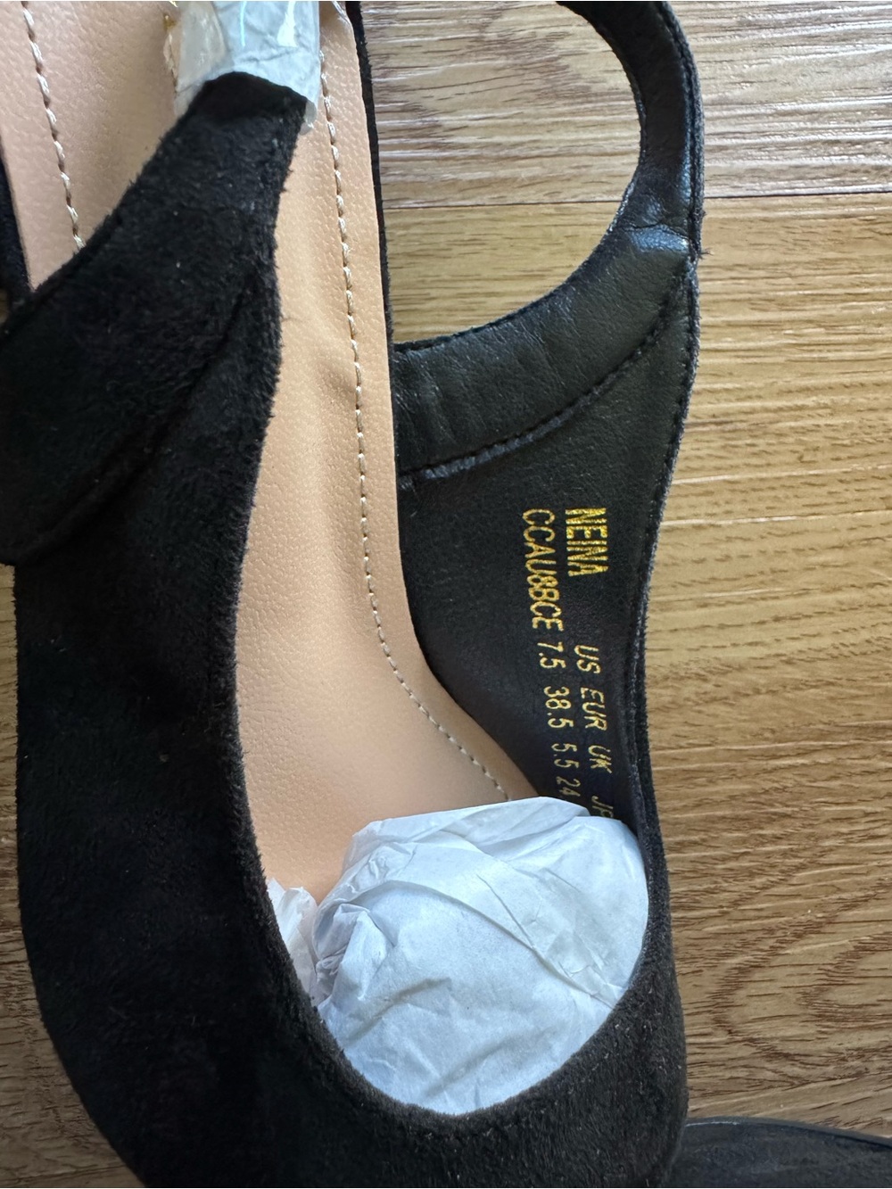 Dream Pairs Black Slingback Peep-Toe Heels - Picture 4 of 9